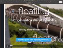 Tablet Screenshot of floatility.com
